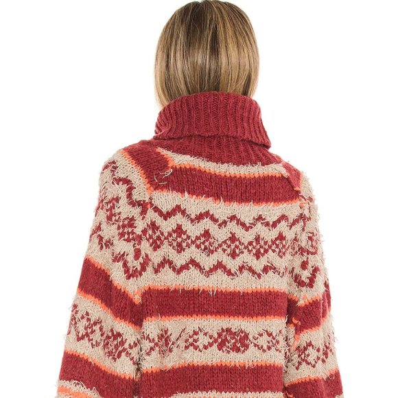FREE PEOPLE Chunky Turtleneck Sweater - Picture 3 of 8